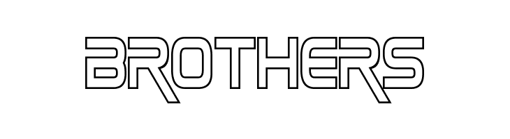 Zebulon Condensed Hollow  Free Fonts Download