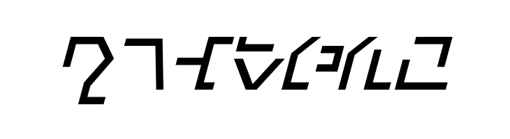 Modern Cybertronic Italic  Free Fonts Download