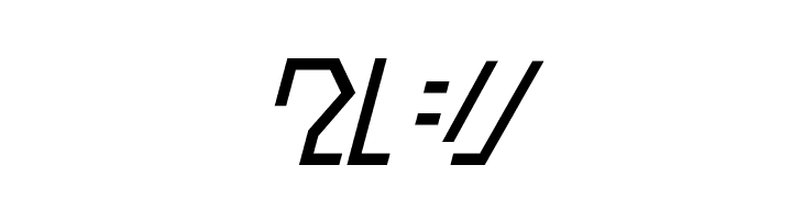 Modern Cybertronic Italic  Free Fonts Download