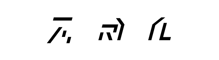 Modern Cybertronic Italic  Free Fonts Download