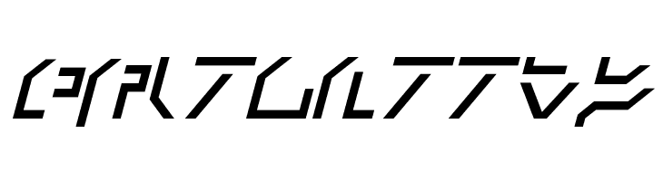 Modern Cybertronic Italic  Free Fonts Download
