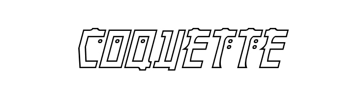 Manga Hollow Italic  Free Fonts Download