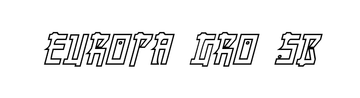 Manga Hollow Italic  Free Fonts Download