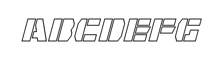Quintanar Hollow Italic  Free Fonts Download