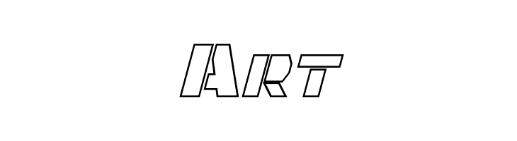Quintanar Hollow Italic  Free Fonts Download