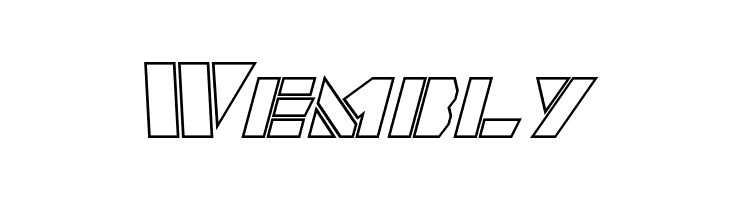 Quintanar Hollow Italic  Free Fonts Download