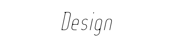 Lady Ice - Extra Light Italic  Free Fonts Download