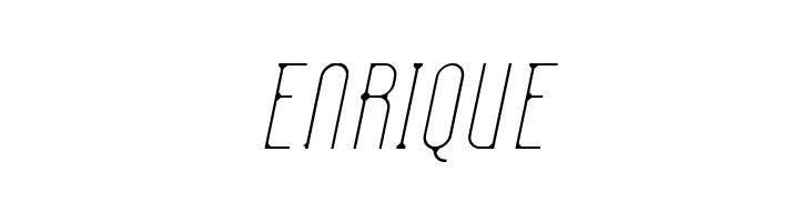 Lady Ice - Extra Light Italic  Free Fonts Download