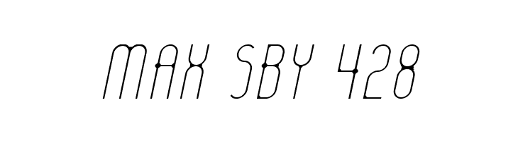 Lady Ice - Extra Light Italic  Free Fonts Download