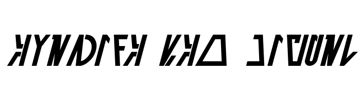 Aurebesh Cantina Bold Italic  Free Fonts Download