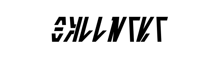 Aurebesh Cantina Bold Italic  Free Fonts Download