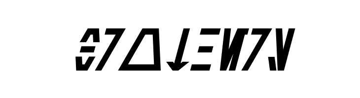 Aurebesh Cantina Bold Italic  Free Fonts Download