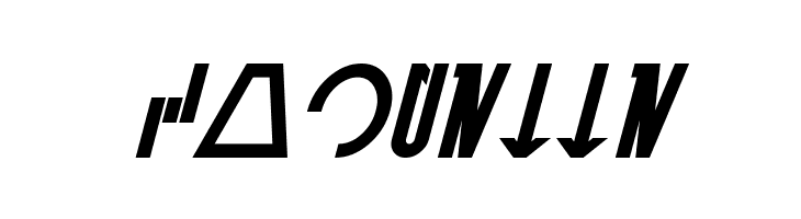 Aurebesh Cantina Bold Italic  Free Fonts Download