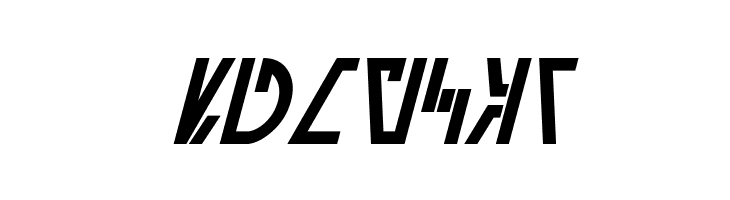 Aurebesh Cantina Bold Italic  Free Fonts Download