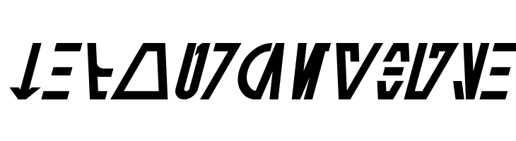 Aurebesh Cantina Bold Italic  Free Fonts Download