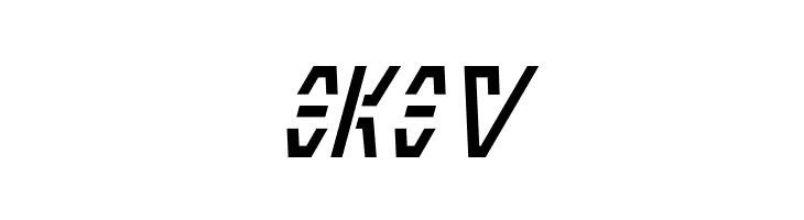 Aurebesh Cantina Italic  Free Fonts Download