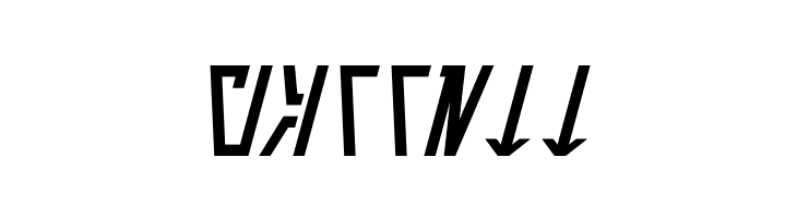 Aurebesh Cantina Italic  Free Fonts Download