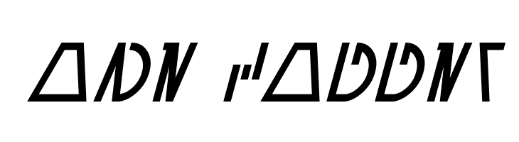 Aurebesh Cantina Italic  Free Fonts Download