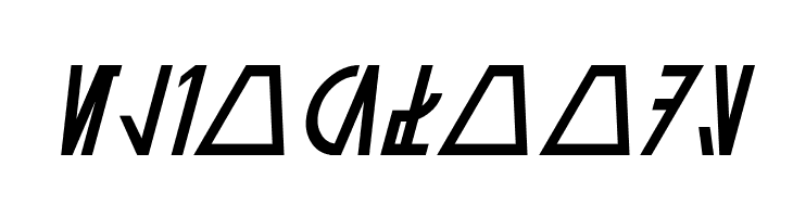 Aurebesh Cantina Italic  Free Fonts Download