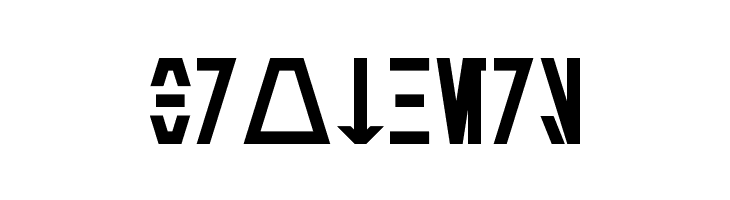 Aurebesh Cantina Bold  Free Fonts Download