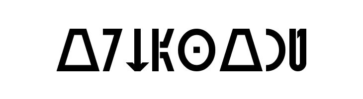 Aurebesh Cantina Bold  Free Fonts Download