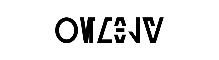 Aurebesh Cantina Bold  Free Fonts Download