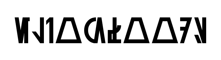 Aurebesh Cantina Bold  Free Fonts Download