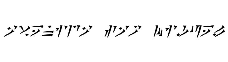Dovahkiin Bold Italic  Free Fonts Download