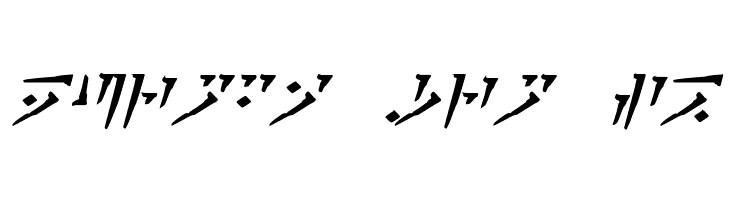 Dovahkiin Bold Italic  Free Fonts Download