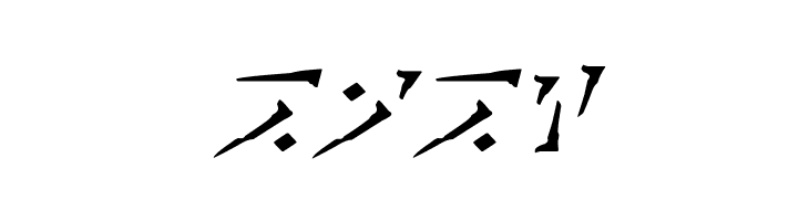 Dovahkiin Italic  Free Fonts Download