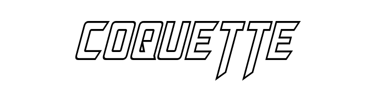 Megatron Hollow Condensed Italic  Free Fonts Download