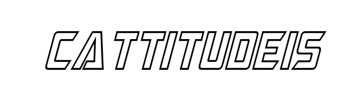 Megatron Hollow Condensed Italic  Free Fonts Download