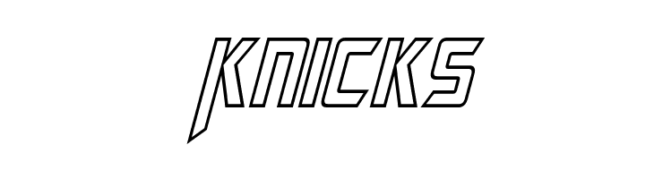 Megatron Hollow Condensed Italic  Free Fonts Download