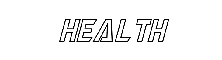 Megatron Hollow Condensed Italic  Free Fonts Download