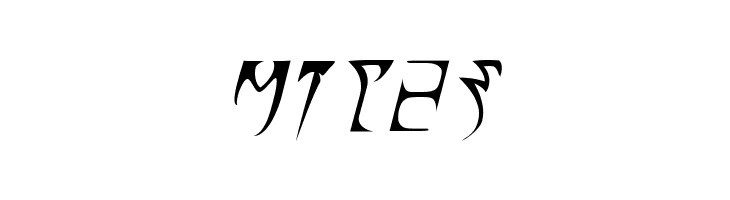 Daedra Italic  Free Fonts Download