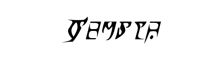 Daedra Bold Italic  Free Fonts Download