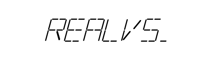 Silverball Italic  Free Fonts Download