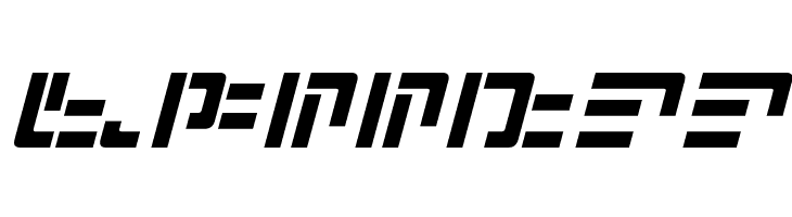 Modern Iaconic Italic  Free Fonts Download