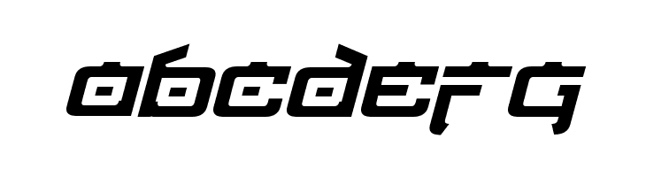 Nippon Tech Bold Italic  Free Fonts Download