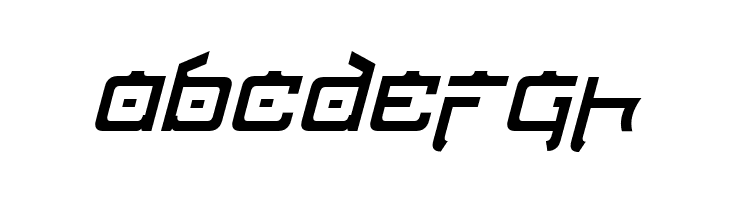 Nippon Tech Condensed Italic  Free Fonts Download