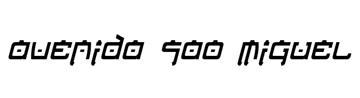 Nippon Tech Condensed Italic  Free Fonts Download