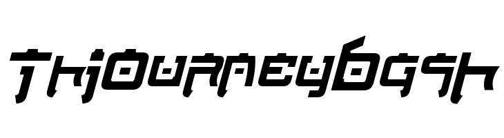 Nippon Tech Condensed Bold Italic  Free Fonts Download