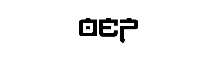Nippon Tech Condensed Bold  Free Fonts Download