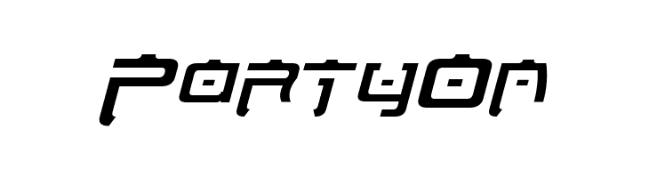Nippon Tech Italic  Free Fonts Download