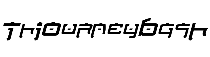 Nippon Tech Italic  Free Fonts Download