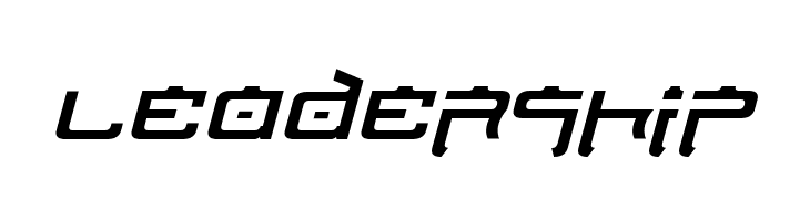 Nippon Tech Italic  Free Fonts Download