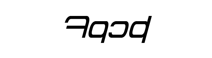 Betazed Italic  Free Fonts Download