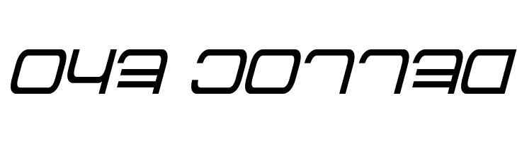 Betazed Italic  Free Fonts Download