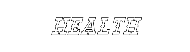 Winslett Hollow Italic  Free Fonts Download