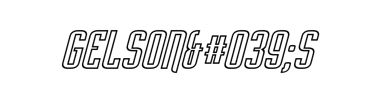 Empanada Outline Italic  Free Fonts Download